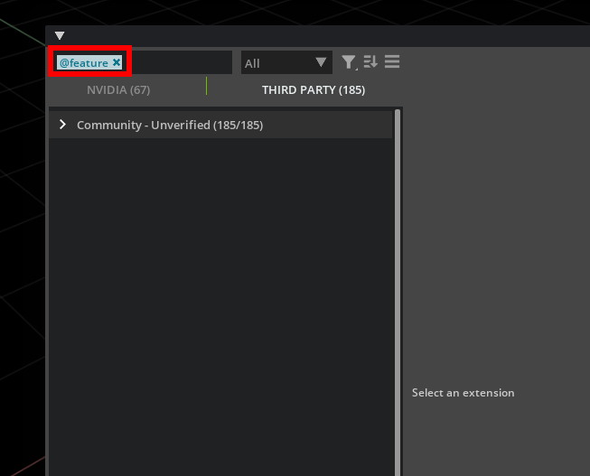 extensions settings